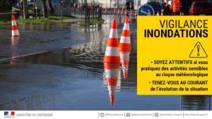 Tempête Justine : vigilance crues et inondations - Prévention
