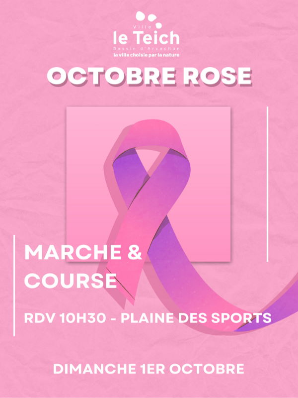 OCTOBRE ROSE : Marche/course -
