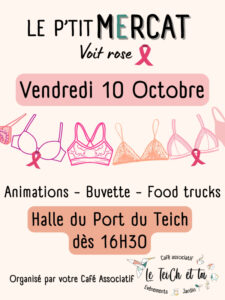 Le P'tit Mercat voit Rose. - Culturelle