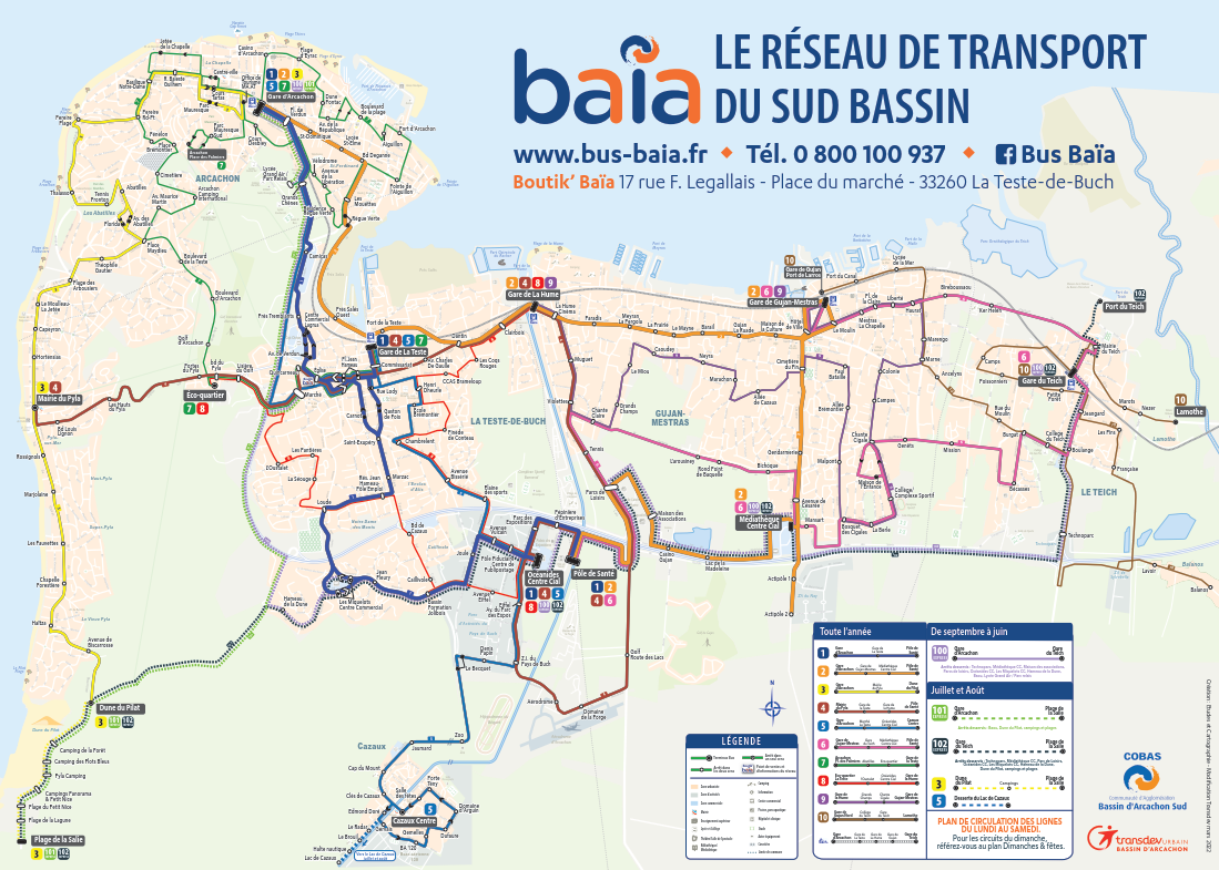 Bus Baïa, les lignes bougent dès le 4 juillet Actualités Ville du
