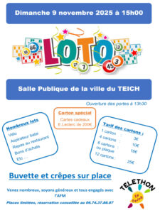 Loto du Téléthon - Culturelle