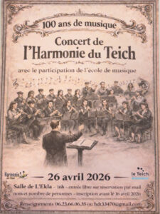Concert de l'Harmonie du Teich.100 ans de musique. - Agenda