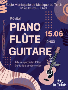 Récital de piano, flûte & guitare. - Sports et loisirs