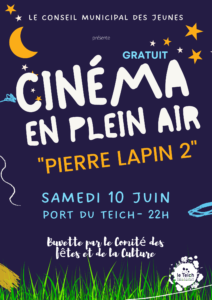 Cinéma en Plein Air - Pierre Lapin 2 - Actualités