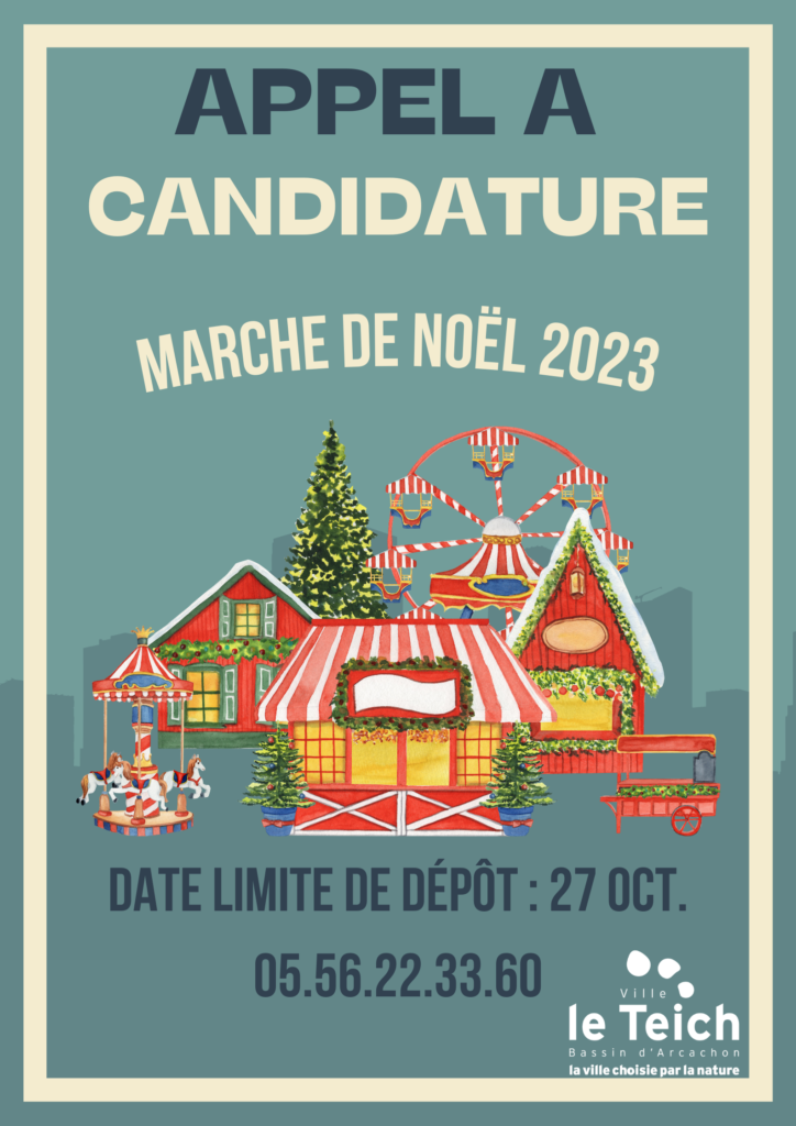 Marche de noël Actualités Ville du Teich 33