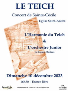 Concert de Sainte Cécile. - Agenda