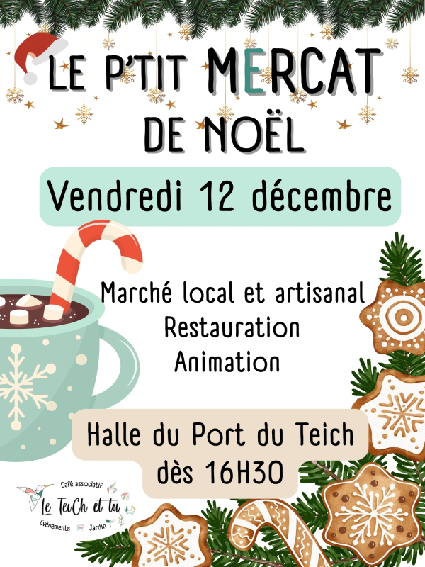 Le P'tit Mercat de Noël. -