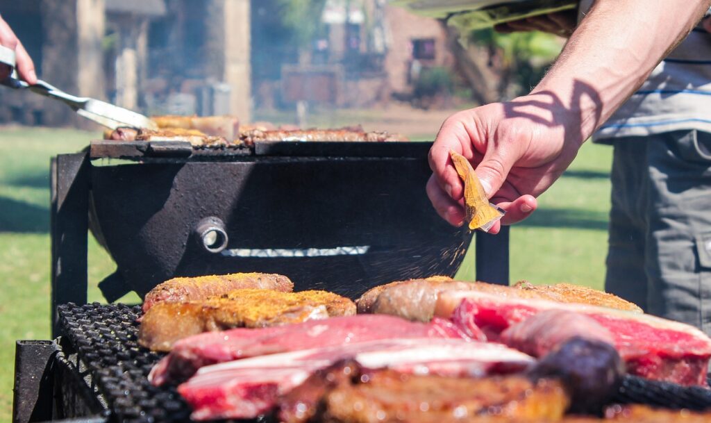 Soirée grillade partie de l'Association Dar Salam. -