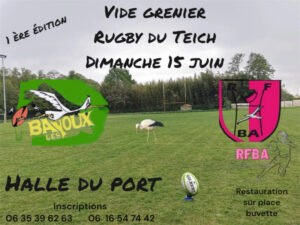 Vide grenier du Rugby du Teich. - Sports et loisirs