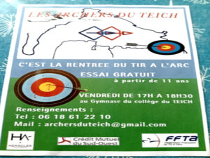 La rentrée des Archers du Teich. - Nature