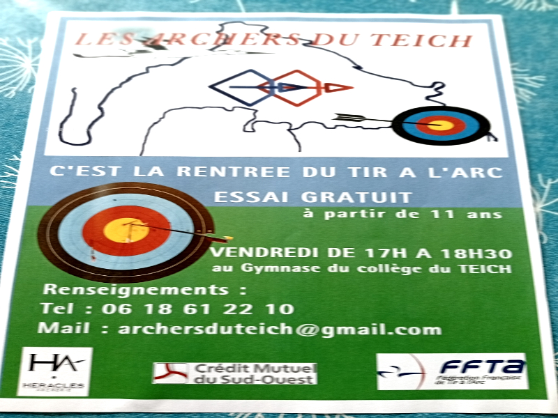 La rentrée des Archers du Teich. -