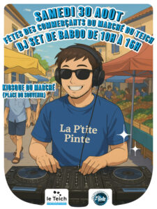 Fête des commerçants du marcé du Teich. - Musique de variété
