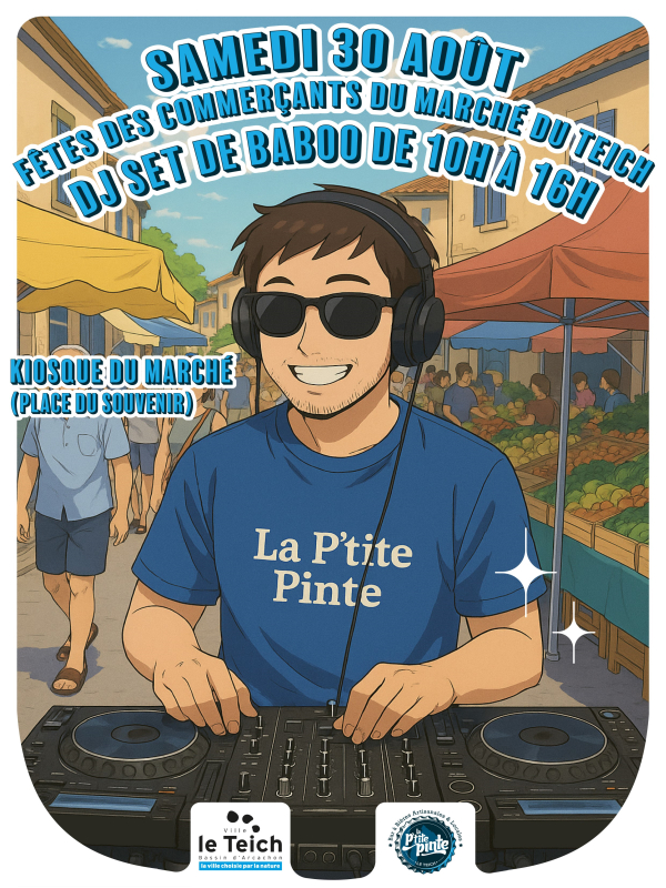 Fête des commerçants du marcé du Teich. -