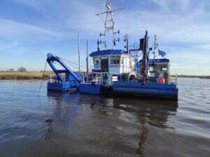 Port du Teich : opération de désensablement par le SIBA - actualité