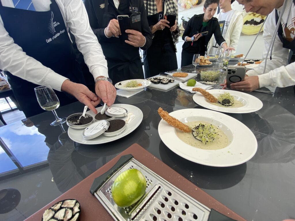 Caviar et esturgeon : Cours de cuisine et dégustation -