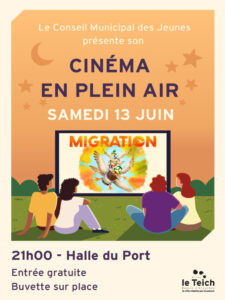 Cinéma en plein-air : Migration. - Animations locales