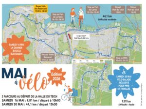 Mai à vélo: grande boucle 44km - Vélo