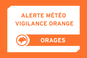 ALERTE METEO : VIGILANCE ORANGE ORAGES - actualité