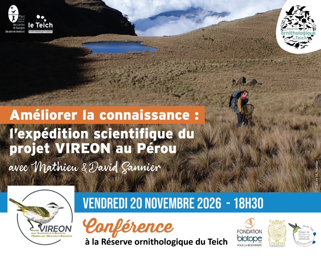 Conférence : l’expédition scientifique du projet VIREON au Pérou -